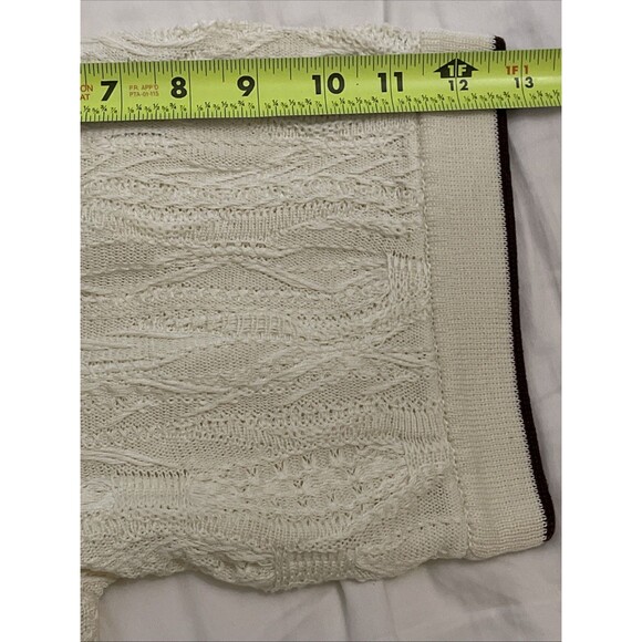 Coogi Australia Basics Vintage Cream Knit Sweater Mens Size XL NEW Old Stock - Picture 8 of 14